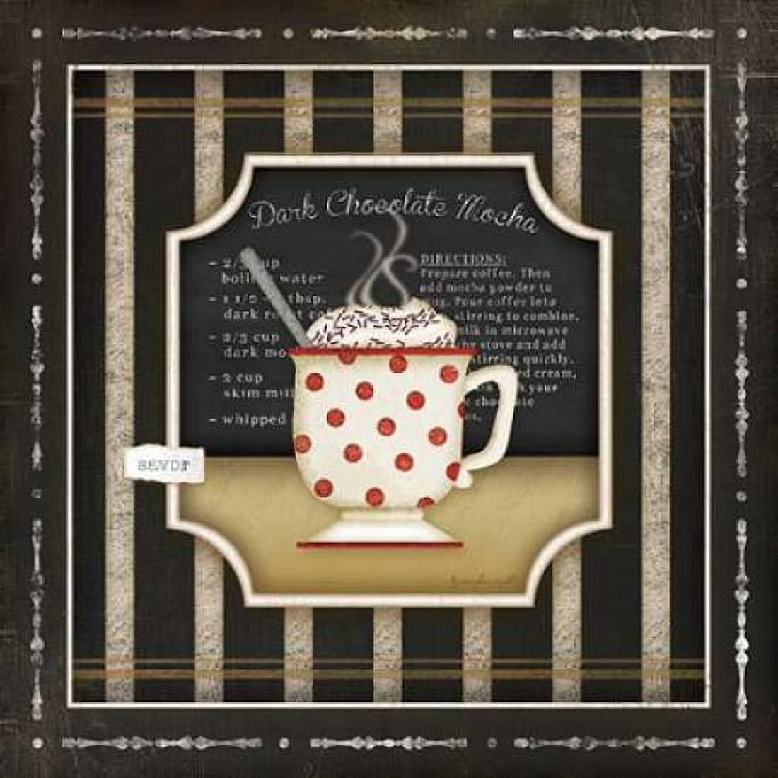 Kitchen Cuisine Coffee III Canvas Art - Jennifer Pugh (24 x 24)