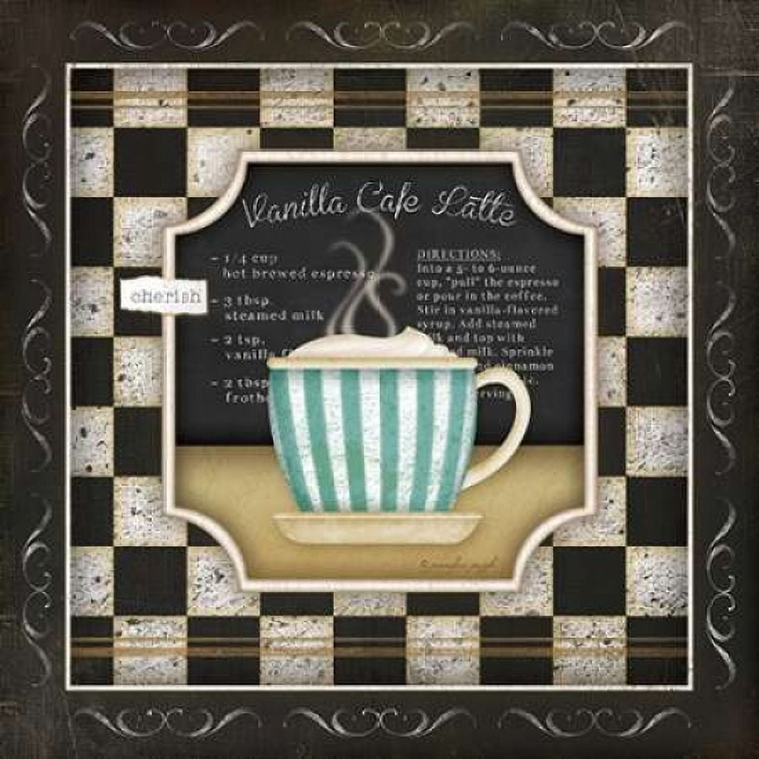 Kitchen Cuisine Coffee IV Canvas Art - Jennifer Pugh (24 x 24)