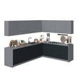 thumbnail image 1 of Kitchen Culinary Collection Black Color & Gray Base Size 10Ft Wide, 1 of 6