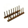 thumbnail image 1 of Kitchen Cupboard Shelf Storage Rack Bamboo Wooden Dish Rack Plates Holder, 1 of 5