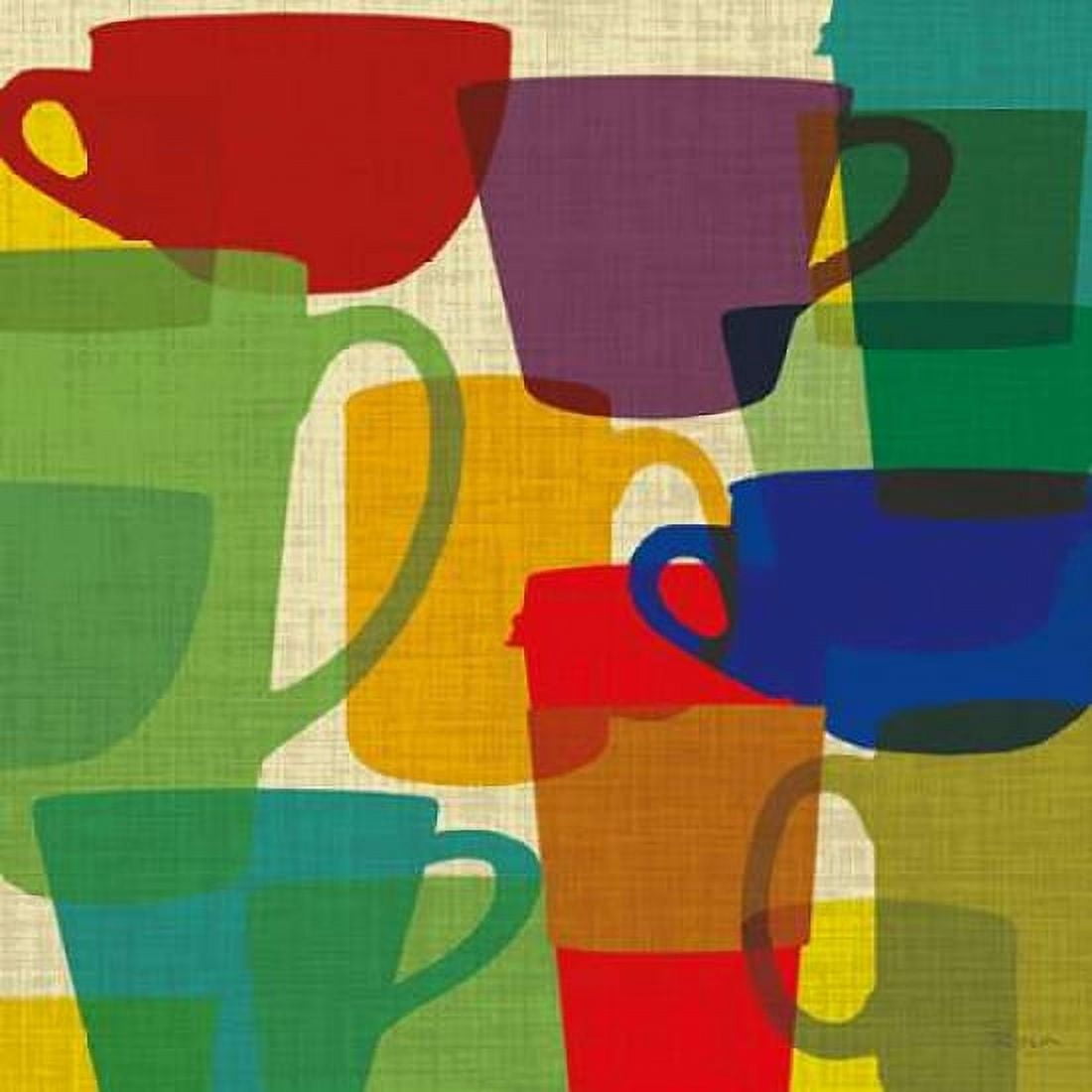Kitchen Cups Canvas Art - Katrina Craven (24 x 24)