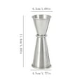 thumbnail image 1 of Kitchen Cups Clearance! Double Jigger Japanese Style Stainless Bar Measuring Jigger 1 & 2 Oz, 1 of 8