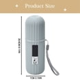 thumbnail image 1 of Kitchen Cups Clearance! Portable Toothpaste Toothbrush Holder Case Travel Camping Storage Box Mouthwash Cup Set Toothjar Large Toothpaste Tube Toothware, 1 of 9