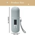 thumbnail image 1 of Kitchen Cups Clearance! Portable Toothpaste Toothbrush Holder Case Travel Camping Storage Box Mouthwash Cup Set Toothjar Large Toothpaste Tube Toothware, 1 of 9