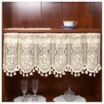thumbnail image 1 of Kitchen Curtain Farmhouse Cafe Curtains Linen Blackout Curtains Country Rustic Window Treatments Tier Curtain for  Bathroom Bedroom Decors, 1 of 6