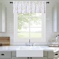 thumbnail image 1 of Kitchen Curtain Valance, Leaf Floral Print Valance Curtains for Windows, 54" W x 15" L, 1 Panel, Yellow, 1 of 7