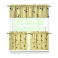 thumbnail image 1 of Kitchen Curtains 24 Inch Short - 3 Panel Set with Cute Bumble Bee and Honeycomb Print, Rod Pocket Window Curtain, 100% Polyester for Bee Lovers, Farmhouse, Kitchen, Living Room, Easy Wash, 1 of 6