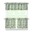 thumbnail image 1 of Kitchen Curtains 24 Inch Short - 3 Panel Set, Cute Cartoon Frog and Mushroom Print, Rod Pocket Window Curtain, 100% Polyester for Farmhouse, Forest Nature Decor, Easy Wash, 1 of 6