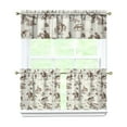 thumbnail image 1 of Kitchen Curtains 24 Inch Short - 3 Panel Set, Cute Horse Pony Print, Rod Pocket Window Curtain, 100% Polyester for Farmhouse, Retro Rural Kitchen, Easy Wash, 1 of 6