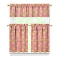 thumbnail image 1 of Kitchen Curtains 36 Inch Short - 3 Panel Set Banana Print, Rod Pocket Window Curtains 100% Polyester, Tropical Fruit Valance for Farmhouse, Cafe, Living Room, Bedroom, Easy Wash, 1 of 6