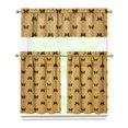 thumbnail image 1 of Kitchen Curtains 36 Inch Short - 3 Panel Set with Colorful Butterfly Floral Pattern, Rod Pocket Window Curtain, 100% Polyester for Butterfly Lovers, Farmhouse, Kitchen, Bedroom, Easy Wash, 1 of 6