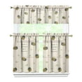 thumbnail image 1 of Kitchen Curtains 36 Inch Short - 3 Panel Set with Cute Bumble Bee and Honeycomb Print, Rod Pocket Window Curtain, 100% Polyester for Bee Lovers, Farmhouse, Kitchen, Living Room, Easy Wash, 1 of 6