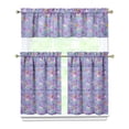 thumbnail image 1 of Kitchen Curtains 36 Inch Short - 3 Panel Set with Cute Cat Paw Pattern, Rod Pocket Window Curtain, 100% Polyester for Pet Lovers Farmhouse, Cafe, Kitchen, Bedroom, Easy Wash, 1 of 6