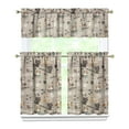 thumbnail image 1 of Kitchen Curtains 36 Inch Short - 3 Panel Set with Cute Cat Paw Pattern, Rod Pocket Window Curtain, 100% Polyester for Pet Lovers Farmhouse, Cafe, Kitchen, Bedroom, Easy Wash, 1 of 6