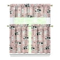 thumbnail image 1 of Kitchen Curtains 36 Inch Short - 3 Panel Set, Cute Cow Print Farmhouse Curtains, Rod Pocket, 100% Polyester for Rustic Farm, Kitchen, Cafe, Living Room, Easy Wash, 1 of 6