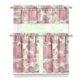 thumbnail image 1 of Kitchen Curtains 36 Inch Short - 3 Panel Set, Cute Cow Print Farmhouse Curtains, Rod Pocket, 100% Polyester for Rustic Farm, Kitchen, Cafe, Living Room, Easy Wash, 1 of 6