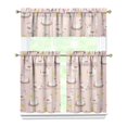 thumbnail image 1 of Kitchen Curtains 36 Inch Short - 3 Panel Set with Cute Farmhouse Egg & Chicken Print, Rod Pocket Window Curtain, 100% Polyester for Rustic Coop, Farm Kitchen, Easy Wash, 1 of 6