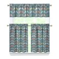 thumbnail image 1 of Kitchen Curtains 36 Inch Short - 3 Panel Set, Cute Horse Pony Print, Rod Pocket Window Curtain, 100% Polyester for Farmhouse, Retro Rural Kitchen, Easy Wash, 1 of 6