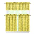 thumbnail image 1 of Kitchen Curtains 36 Inch Short - 3 Panel Set Lemon Print, Rod Pocket Window Curtains 100% Polyester, Cute Fruit Valance for Farmhouse, Cafe, Living Room, Bedroom, Easy Wash, 1 of 6