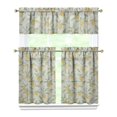 thumbnail image 1 of Kitchen Curtains 36 Inch Short - 3 Panel Set Lemon Print, Rod Pocket Window Curtains 100% Polyester, Cute Fruit Valance for Farmhouse, Cafe, Living Room, Bedroom, Easy Wash, 1 of 6
