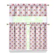 thumbnail image 1 of Kitchen Curtains 36 Inch Short - 3 Panel Set Watermelon Print, Rod Pocket Window Curtains 100% Polyester, Tropical Fruit Valance for Farmhouse, Cafe, Living Room, Bedroom, Easy Wash, 1 of 6