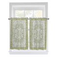 thumbnail image 1 of Kitchen Curtains 45 Inches length, Sage Green Window Treatment Curtain Drapes, Boho Retro Decorative Abstract Floral Ethnic Lightweight Window Panels for Living Room Bedroom, 52"x45", 2 Panels, 1 of 7