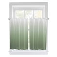 thumbnail image 1 of Kitchen Curtains 54 Inches length, Sage Green Ombre Window Treatment Curtain Drapes, Modern Sage Green Abstract Art Decorative Window Curtains for Bedroom Cafe, 52"x54", 2 Panels, 1 of 7
