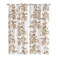 thumbnail image 1 of Kitchen Curtains 84 Inch Length 2 Panels, Brown Fruit Grommets Window Treatment Curtain, Vintage Plant Nature Botanical Flower Thermal Curtains Drapes for Living Room/Bathroom, 1 of 9
