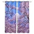 thumbnail image 1 of Kitchen Curtains Mountain Peach Blossom Sun Luxury Curtains Home Living Room Bedroom Item Window Curtain for Living Room, 1 of 2
