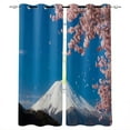 thumbnail image 1 of Kitchen Curtains Mountain Peach Blossom Sun Luxury Curtains Home Living Room Bedroom Item Window Curtain for Living Room, 1 of 2