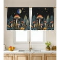 thumbnail image 1 of Kitchen Curtains Over Sink for Bathroom Window Cafe Basement Cortinas para Cocina Farmhouse Camper Rv Short Mini Curtain Mushroom Plant Elegant Country Rustic Modern Cute - 26×24‘‘, 1 of 6
