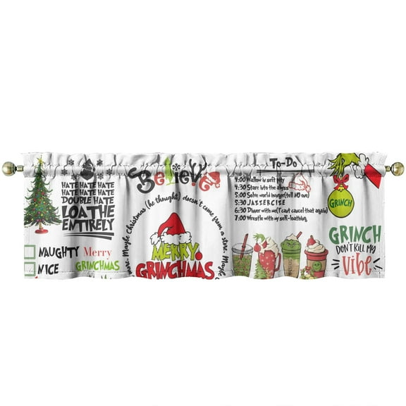 Kitchen Curtains Small Short Cafe Window Curtains Rod Pocket Bathroom Tier Window Treatment Drapes 54x18inch