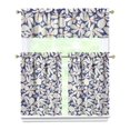 thumbnail image 1 of Kitchen Curtains and Valance Set 36 Inch Tier Pioneer Colorful Floral 3 Pieces Set Dining Room Small Curtain Drapes Cafe Curtains Valance for Home Decor Rod Pocket, 1 of 6
