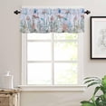 thumbnail image 1 of Kitchen Curtains Valances for Small Windows, Summer Ocean Life Short Curtain Valance for Living Room, Sea Turtles Starfish Seaweed Rod Pocket Blinds Window Printed Drapes 1 Panel 54x18 Inch, 1 of 6