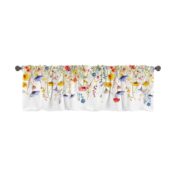 Kitchen Curtains for Small Windows, Waterproof Light Filtering Cafe Curtains, Washable Short Half Window Tier Curtains for Kitchen and Bathroom