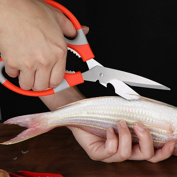 Kitchen Cutter,Multifunctional Stainless Steel Household Chicken Bone Clippers Bbq Strong Kitchen Scissors Food Scissors Kitchen Scissors