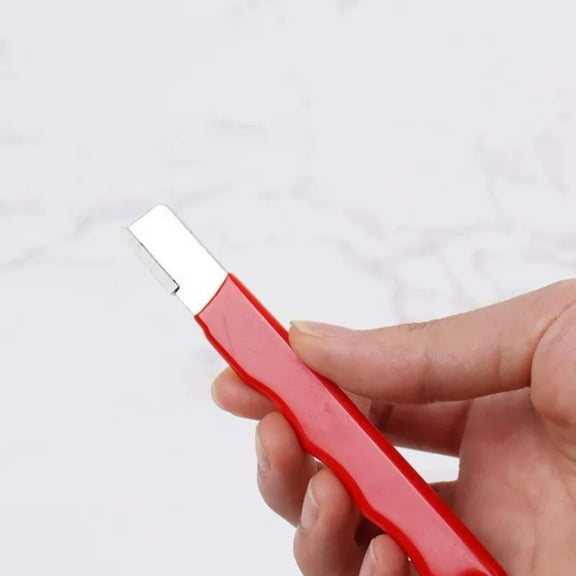 Kitchen Cutter,Outdoor Tool Sharpener Compact Portable Cutter For Home Garden Carbide Sharpening Scissors Trimmers Pruning Gardening Tools Ideal Camping Red