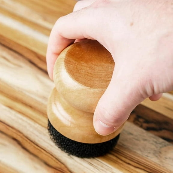 Kitchen Cutting Board Oil Wax Applicator Work Table Oiling Sponge Bamboo Wood Oiling Tool A