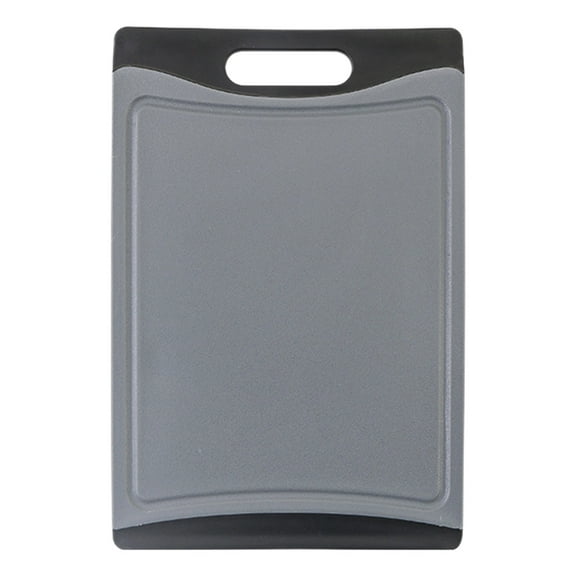 Kitchen Cutting Boards, Plastic Chopping Boards for Meat Vegetables Fruit, Double-Sided, Easy Grip Handle, Dishwasher Safe, Multiple Sizes
