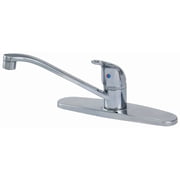 Kitchen Deck Faucets, Brass-built in Chrome Finish, With Washerless Cartridge Control