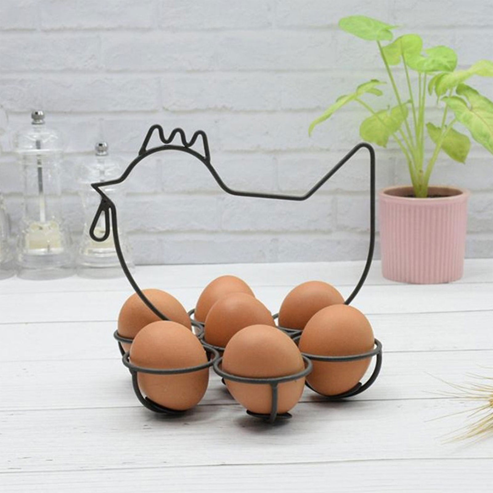 Kitchen Decor Egg Holder Countertop Storage Baskets For Fresh Eggs