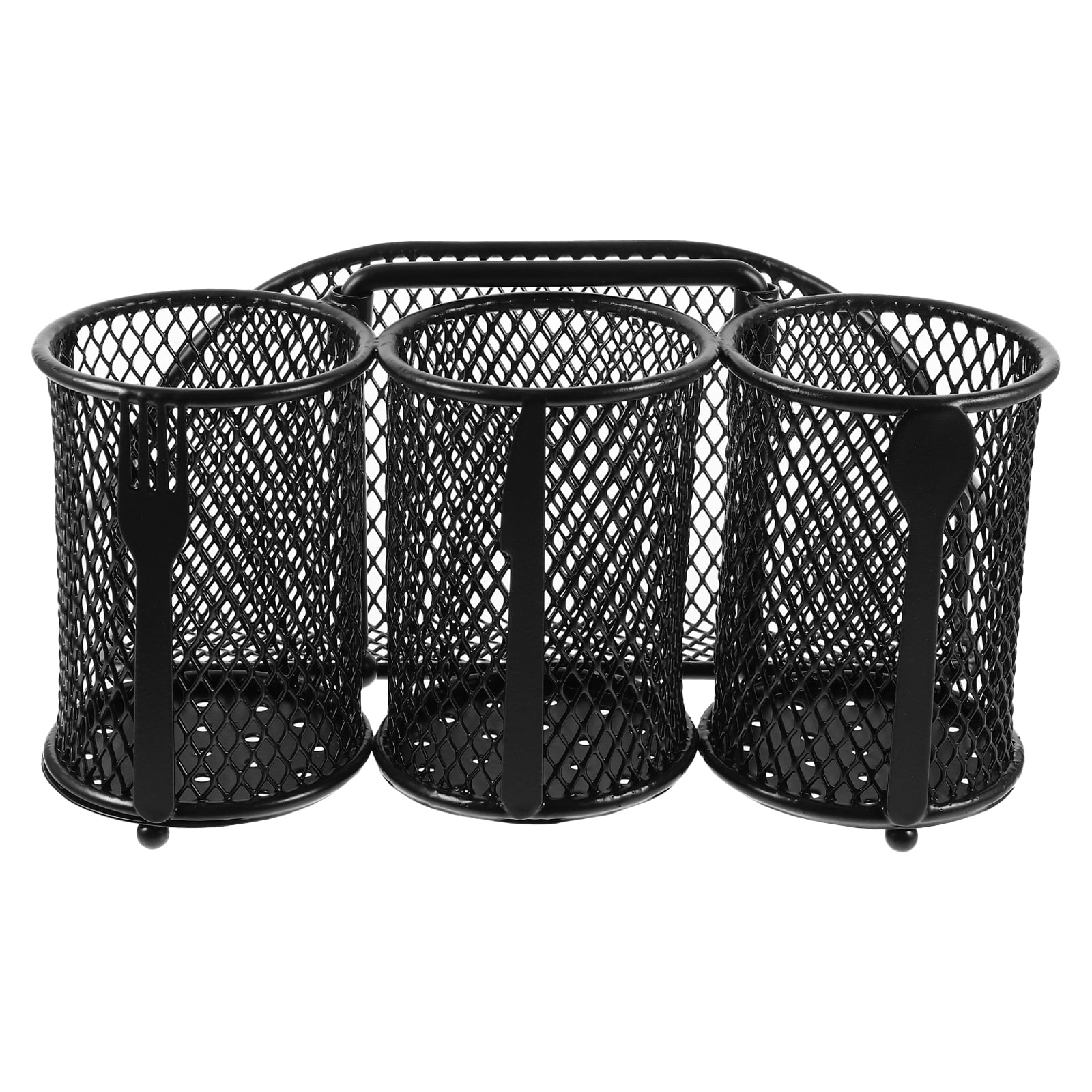 Kitchen Decor Metal Chopsticks Flatware Silverware Holder for Countertop Cutlery Spoon Rack