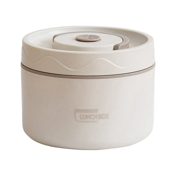 Kitchen Decor, Stainless Steel Insulated Lunch Box Insulated Bucket Household Double Cover Soup Bowl Bento Box Lunch Box, Kitchen Gifts