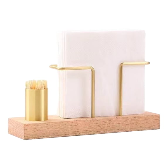 Kitchen Decor & Table Essential Stylish Wooden Napkin Holder Duulaya Duulaya