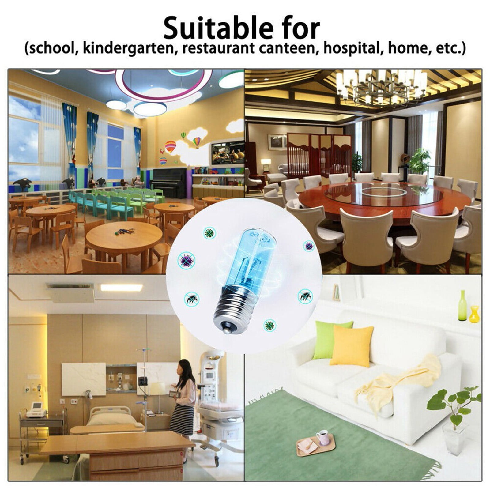 Wiueurtly Quartz Light,Uv Light For Mold, Nm Uvc Disinfectant Light