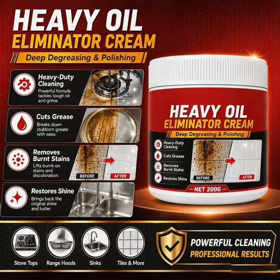 Kitchen Degreaser Paste, Heavy Duty Grease Remover Deep Cleaning Cream Non Scratch Stovetop Cleaner, for Range Hood Tiles Sinks Cookware Countertops Kitchen Surfaces