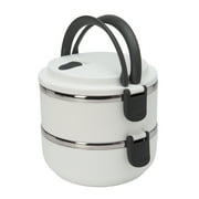 Kitchen Details 2 Compartment Stainless Steel Lunch Box