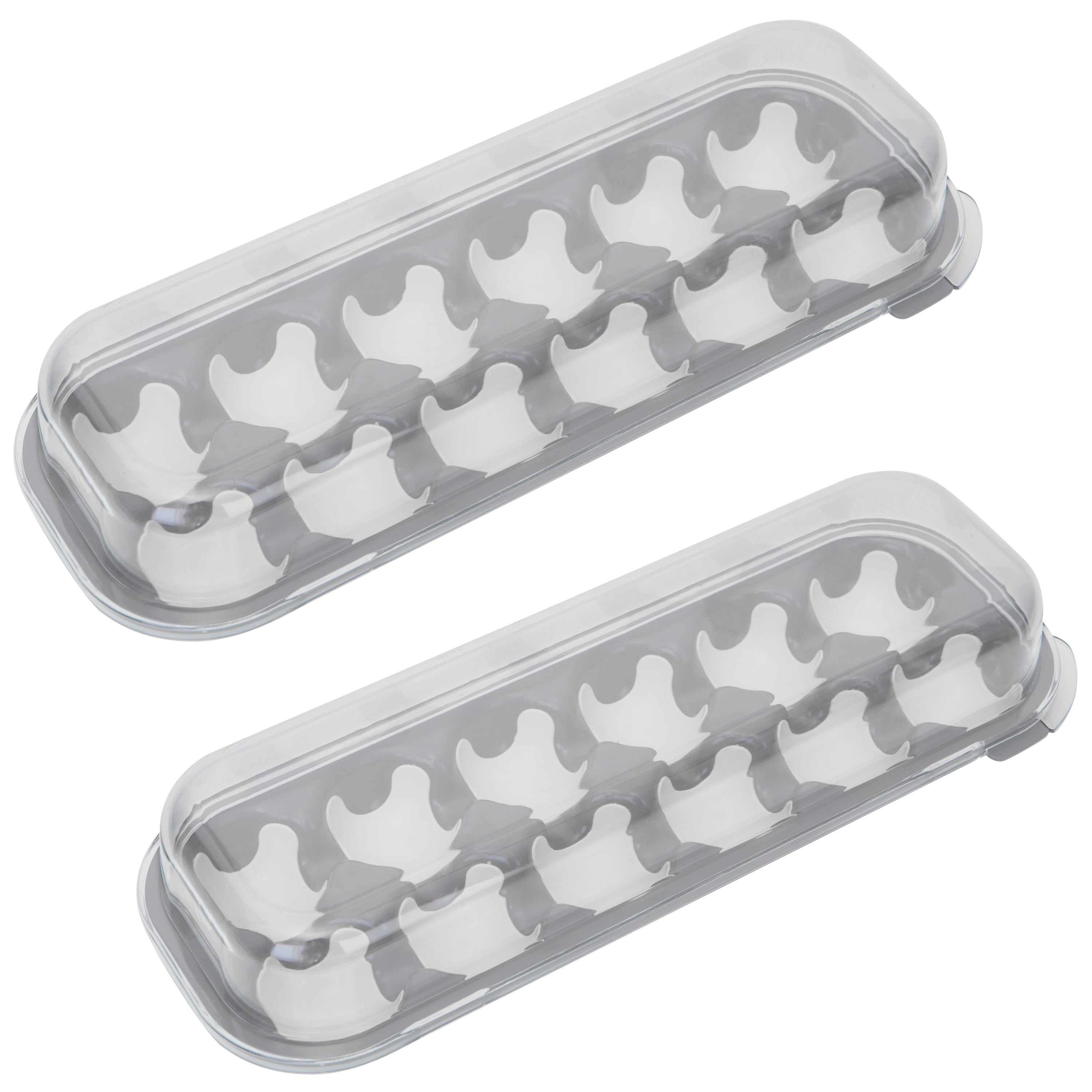 Kitchen Details 2 Pack Plastic 12 Egg Holder Container