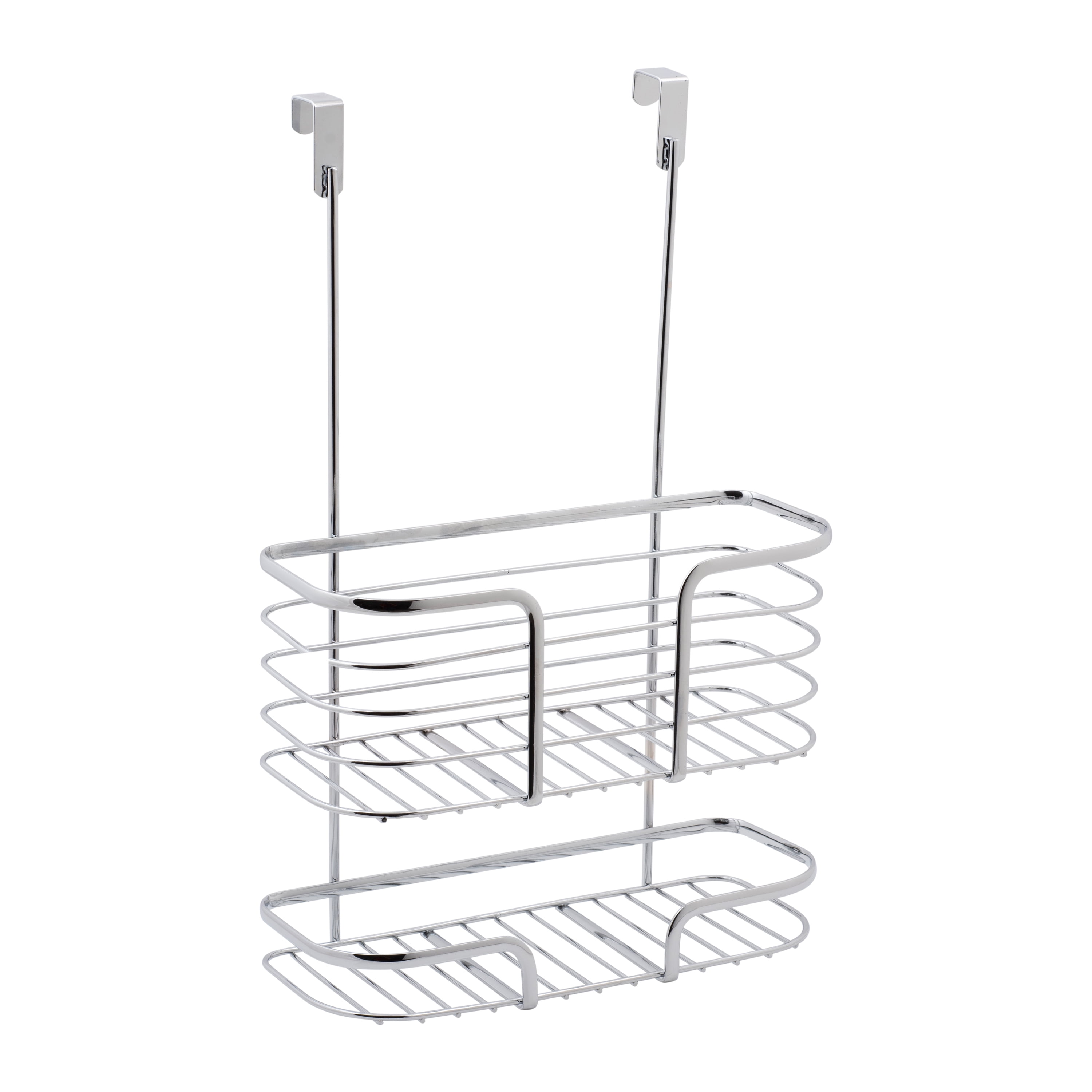 Kitchen Details 2-Tier 10.24" x 5.2" over the Cabinet Organizer, Metal Chrome