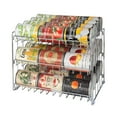 thumbnail image 1 of Kitchen Details 3 Tier Can Organizer | Canned Food Storage Rack | Kitchen Cabinet and Pantry Organization | Holds 36 Cans | Space Saving | Chrome C40, 1 of 3